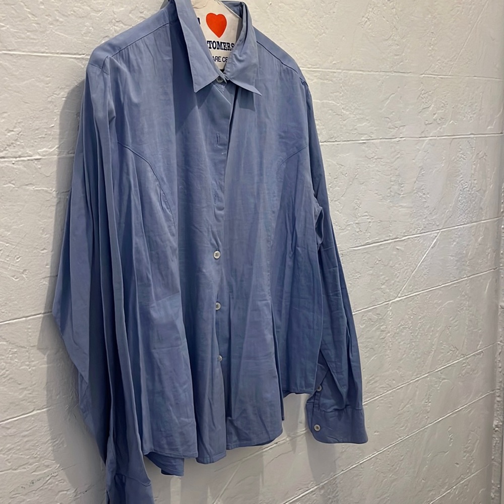Light blue blouse